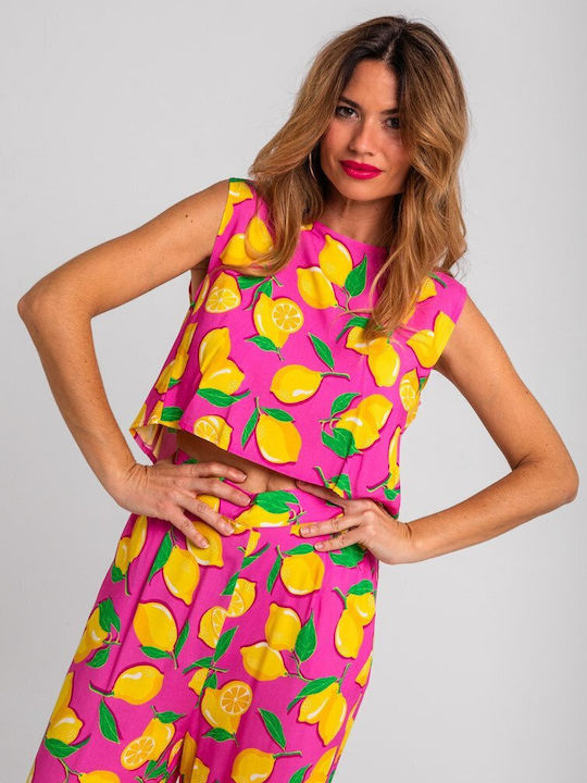 Lolina Women's Sleeveless Blouse Limoncello