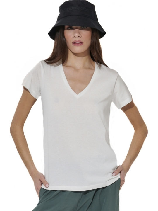 Body Action Damen T-shirt Weiß