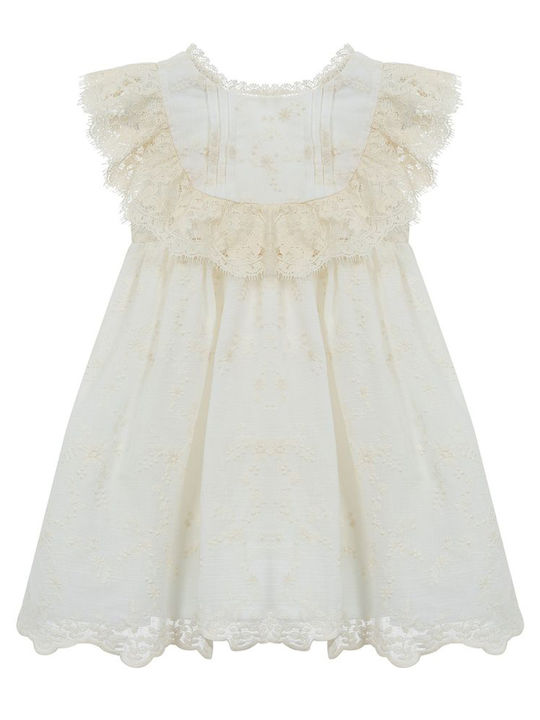 Mädchenkleid Ärmellos Tüll Set mit Zubehör Colorekrou