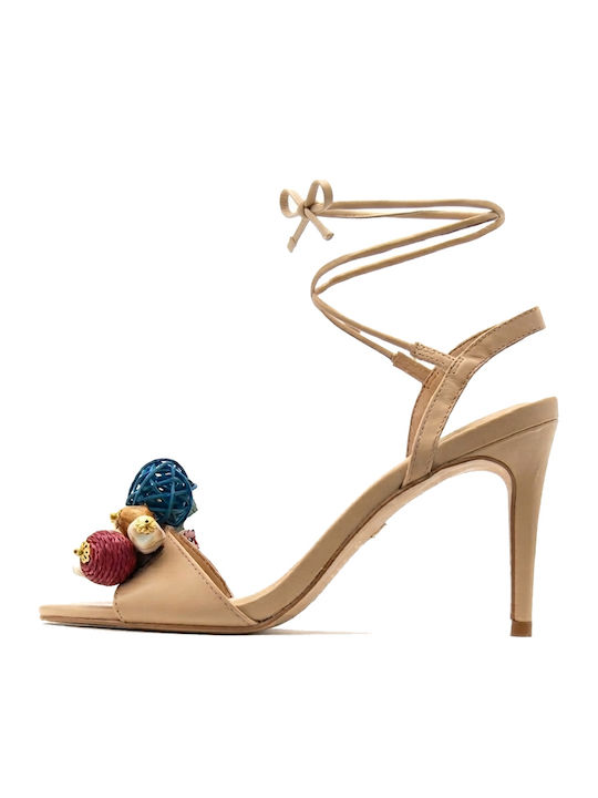 Carrano Leather Sandals Pink