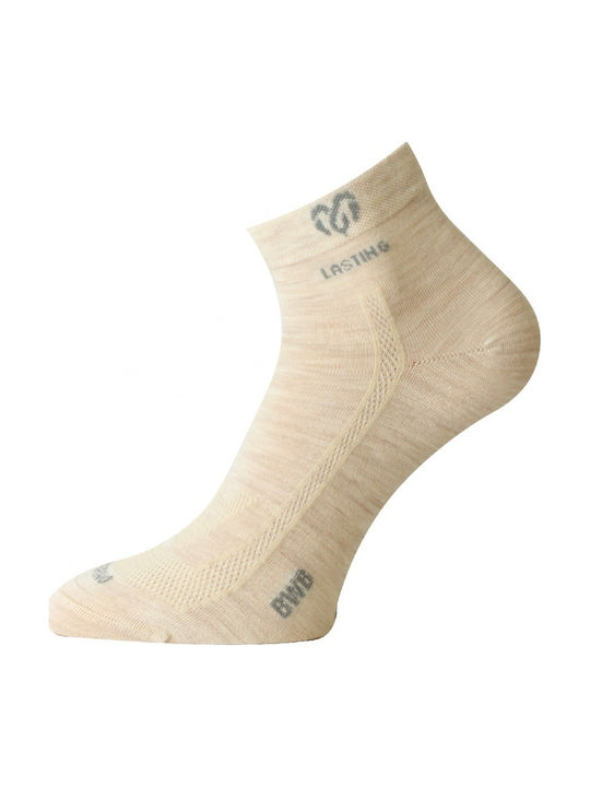 Lasting Merino Bamboo Sosete Sport Bej 1 Pereche