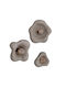 HomeMarkt Luxon Modern Wandleuchte mit E27 Fassung Grau