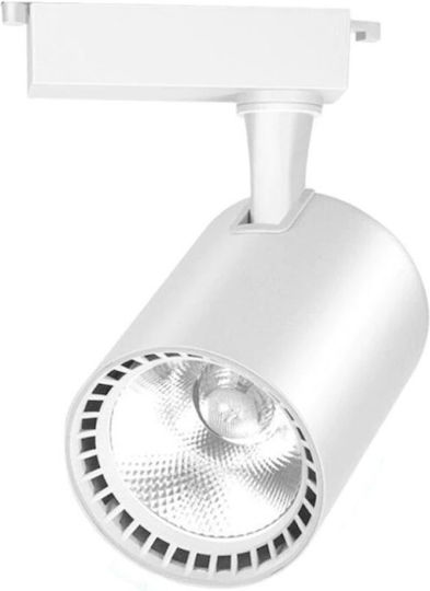 LED Ψυχρό Λευκό Σποτ με 10 Φώτα σε Λευκό Χρώμα LED Ψυχρό Λευκό Σποτ με 10 Φώτα σε Λευκό Χρώμα