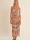 Molly Bracken Women's Maxi Multicolour Beach Dress