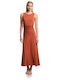 Summer Maxi Dress Wrap Terracotta EW003413AF20240 U4098