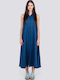 Summer Shirt Dress Blue