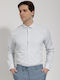 Short Sleeve Shirt in Narrow Fit Blue