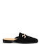 Flat Mules In Black Colour SB-C-428-26ML-MAVRO