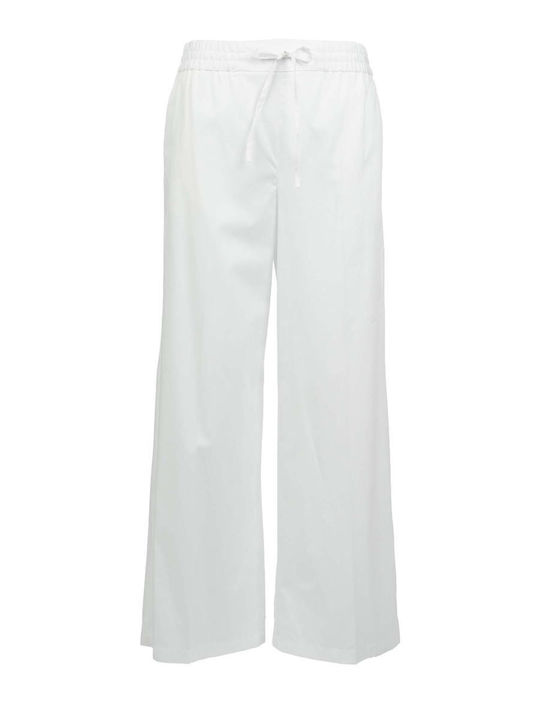 Marella Women's Fabric Trousers with Rubber Ban...