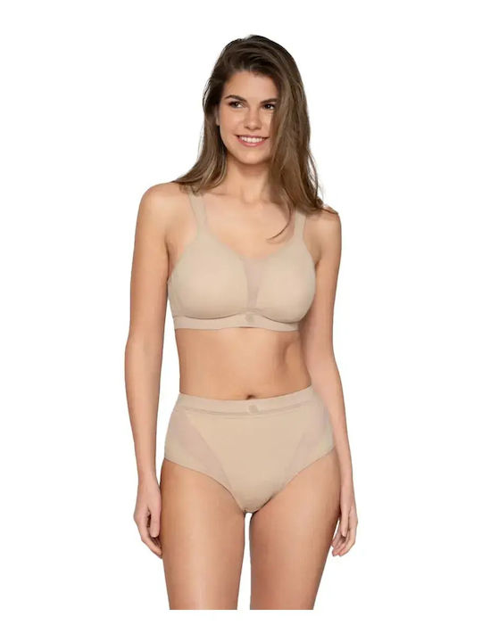 Luna Beige Sportlich Büstenhalter