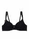 Black Bra with Light Padding and Underwire
