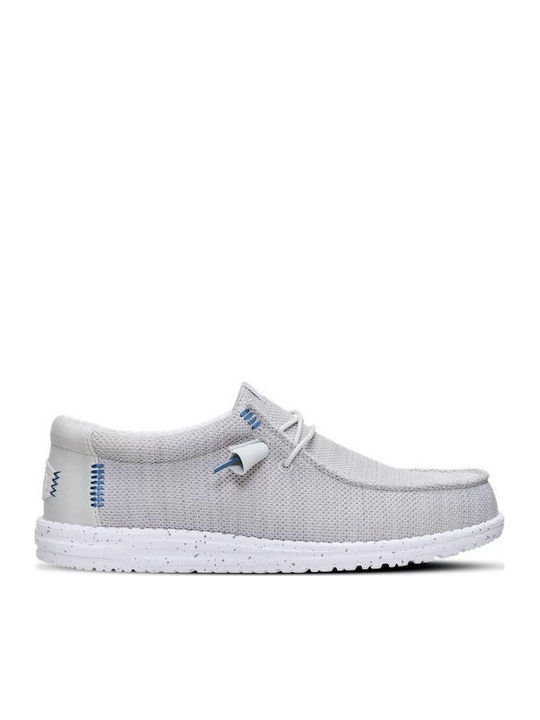 Wally Stretch Sox Men's Boat Shoes In Blue Colour Relaxed Fit