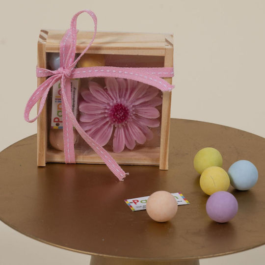 Christening Favor 6186-1 Box Plexiglass Scented Candle Flower Fragrance Vanilia