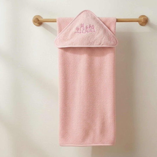abo Baby-Badetuch mit Kapuzen 75x75cm