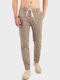 Elastische Herrenhose Braun