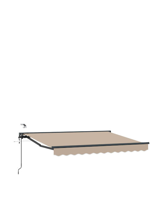 vidaXL Cort Terasă Bej 3x2.5m