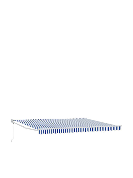 vidaXL Тента Тераса Синя 4x2m