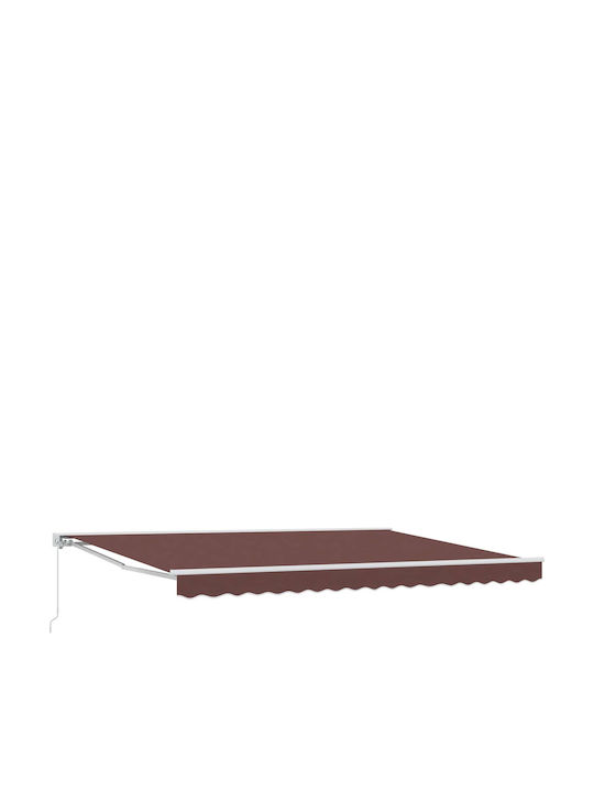 vidaXL Terrasse Zelt mit LEDs Braune 4x3.5m