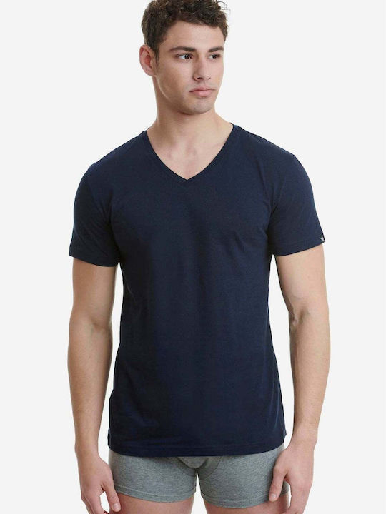 Walk Ανδρική Φανέλα σε Navy Μπλε Χρώμα Walk Ανδρική Φανέλα σε Navy Μπλε Χρώμα
