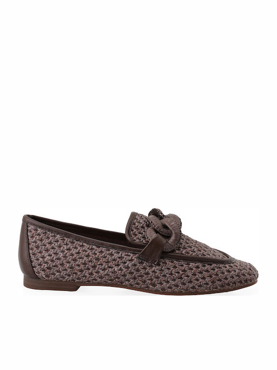Women's Loafers in Brown Colour