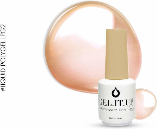 GEL.IT.UP Polygel Gel Νυχιών Transparent 15ml