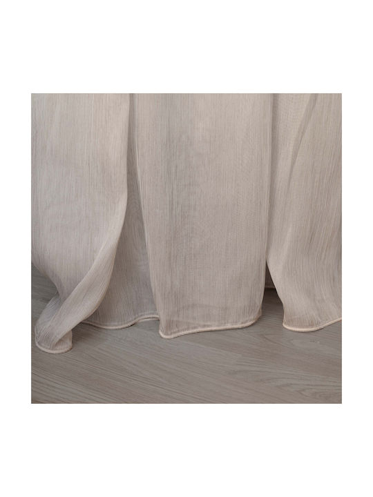 Saray Home Curtain With Beige-Pooru Pencil Pleat 140x280cm