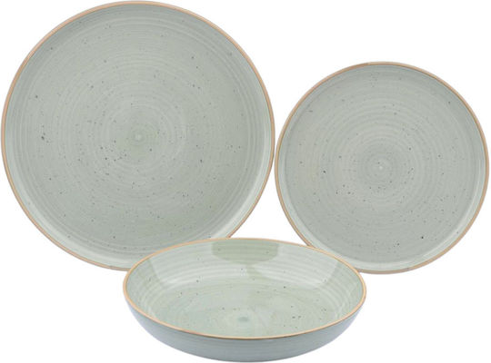 Ankor White Ceramic Dinnerware Set 18pcs
