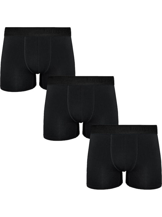 Ανδρικά Μποξεράκια Μαύρο 3Pack