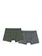 Herren Boxershorts Khaki 2er Pack