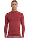 Quiksilver Everyday UPF 50 Men's Long Sleeve Sun Protection Shirt Red