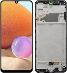 Ecran Cu Ramă Pentru Samsung A32 4g A325 Negru