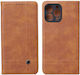 Smart Book Silicone Synthetic Leather Brown Redmi Note 15 Pro+ Poco M8 Pro