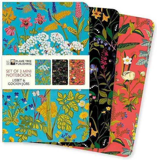 Flame Tree Set 3 Caiete A6 Cu Pagini Albe (Desene Și Modele Diverse)