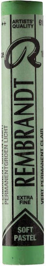 Soft Pastel Rembrandt 618.8 Permanent Green Lt Pack-4pcs