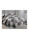 Linea Home ΣΕ015 Σετ Κουβερλί Υπέρδιπλο 220x240cm 2τμχ