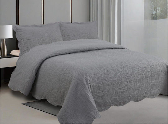 Linea Home Шалтета Подредба Суперспалня Сив 220x240см 2 Бройки