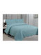Linea Home Σετ Κουβερλί Υπέρδιπλο Πετρολ 220x240cm 2τμχ