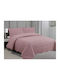 Linea Home Σετ Κουβερλί Υπέρδιπλο Σαπιο Μηλο 220x240cm 2τμχ