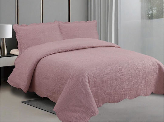 Linea Home Σετ Κουβερλί Υπέρδιπλο Σαπιο Μηλο 220x240cm 2τμχ