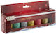 Grafix Acrylfarben Set 7x30ml Metallic Christmas Paints