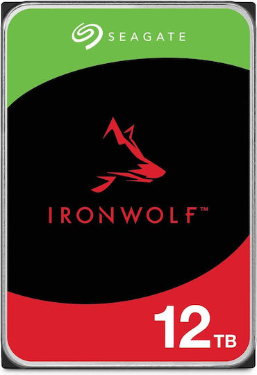 Seagate IronWolf 12TB HDD Hard Drive 3.5" SATA III 7200rpm with 256MB Cache for NAS ST12000VNZ008