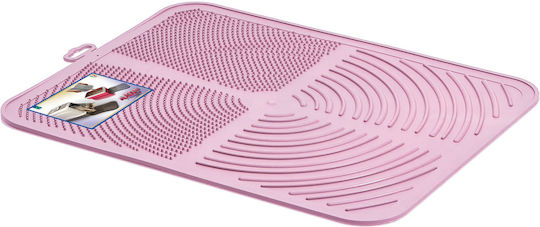 Anti-dirt Mat Litter Tray 41.5x32cm Light Pink