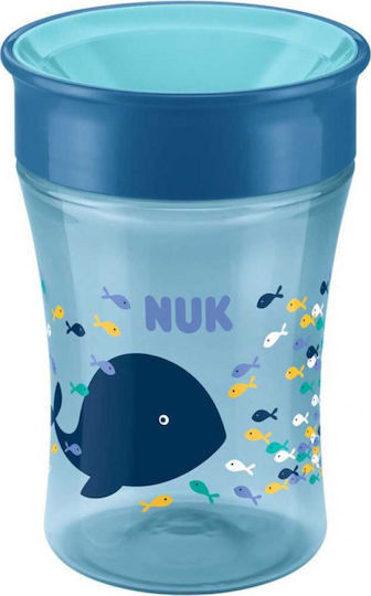 Nuk Детска Чаша Magic Cup от Пластмаса Син Кит 250мл за 8м+
