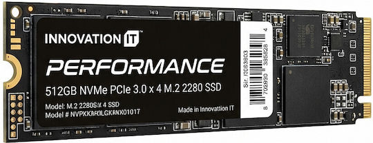Innovation IT Performance SSD 512GB τύπου M.2 με σύνδεση PCI Express 3.0 Bulk