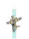 Easter Handmade Candle Metallic Gray Airplane
