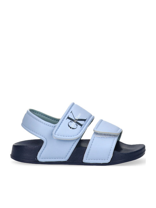 Calvin Klein Sandale Copii Albastre Deschise