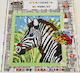 Mosaic Set Construction Zebra 32x32 Frame Glue Artebella