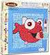 Mosaic Set Construction Fish 20x20 Frame Glue Artebella
