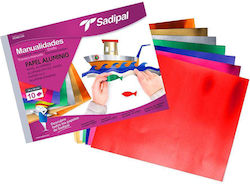 Sadipal Papier- und Kartonagen Aluminiumblöcke 32x24 10 Stück
