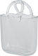 Katoikonhome Glass Vase Bag Shape Transparent 19x25.5 Cm
